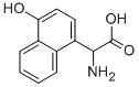 AMINO-(4-HYDROXY-NAPHTHALEN-1-YL)-ACETIC ACID Struktur