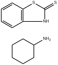 2-MERCAPTOBENZOTHIAZOLE CYCLOHEXYLAMINE SALT Struktur