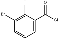 3-Bromo-2-fluorobenzoyl chloride Struktur