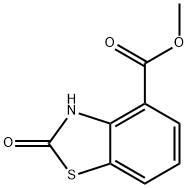 4-Benzothiazolecarboxylicacid,2,3-dihydro-2-oxo-,methylester(9CI) Struktur