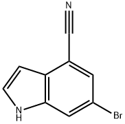 6-BROMO-4-CYANOINDOLE Struktur