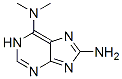 1H-Purine-6,8-diamine,  N6,N6-dimethyl-  (9CI) Struktur