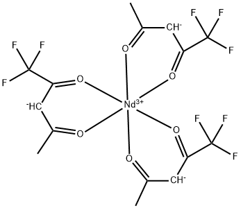 NEODYMIUM TRIFLUOROACETYLACETONATE Struktur