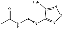 Acetamide, N-[(4-amino-1,2,5-oxadiazol-3-yl)iminomethyl]- (9CI) Struktur