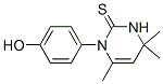 3,4-Dihydro-1-(4-hydroxyphenyl)-4,4,6-trimethyl-2(1H)-pyrimidinethione Struktur