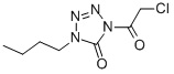 5H-Tetrazol-5-one, 1-butyl-4-(chloroacetyl)-1,4-dihydro- (9CI) Struktur