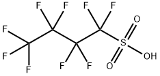 NONAFLUORO-1-BUTANESULFONIC ACID Structure