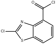 2-Chloro-benzothiazole-4-carbonyl chloride Struktur