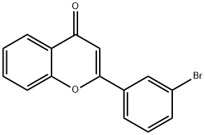 2-(3-BROMOPHENYL)-4H-CHROMEN-4-ONE Struktur