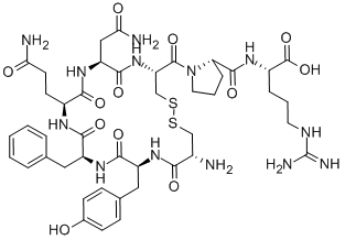 CYS-TYR-PHE-GLN-ASN-CYS-PRO-ARG Structure