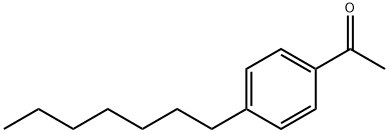 4'-N-HEPTYLACETOPHENONE Struktur