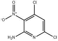 4,6-dichloro-3-nitropyridin-2-aMine Struktur