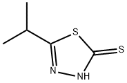 5-ISOPROPYL-1,3,4-THIADIAZOLE-2-THIOL Struktur