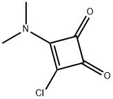 3-Cyclobutene-1,2-dione,  3-chloro-4-(dimethylamino)- Struktur