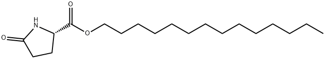 tetradecyl 5-oxo-L-prolinate Struktur