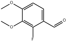 2-Fluoro-3,4-dimethoxy-benzaldehyde Struktur