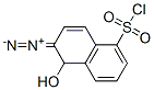 2-重氮-1-萘酚-5-磺酰氯, 3770-97-6, 結(jié)構(gòu)式