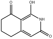 6,7-Dihydro-3-hydroxy-1,8(2H,5H)-isoquinolinedione Struktur