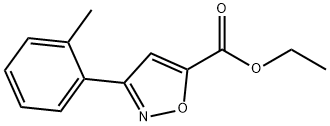 3-O-TOLYL-ISOXAZOLE-5-CARBOXYLIC ACID ETHYL ESTER Struktur