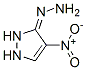 3H-Pyrazol-3-one,1,2-dihydro-4-nitro-,hydrazone(9CI) Struktur