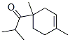 1-(1,4-Dimethyl-3-cyclohexen-1-yl)-2-methyl-1-propanone Struktur