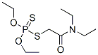 2-diethoxyphosphinothioylsulfanyl-N,N-diethyl-acetamide Struktur