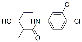 N-(3,4-Dichlorophenyl)-3-hydroxy-2-methylpentanamide Struktur