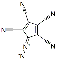 5-Diazo-1,3-cyclopentadiene-1,2,3,4-tetracarbonitrile Struktur