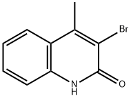 3-bromo-4-methylquinolin-2(1H)-one Struktur