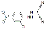 carbonyl cyanide-4-nitro-2-chlorophenylhydrazone Struktur