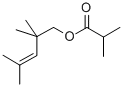 2,2,4-TRIMETHYLPENTENYLMONOISOBUTYRATE Struktur