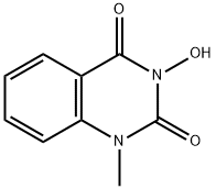 3-Hydroxy-1-methylquinazoline-2,4(1H,3H)-dione Struktur