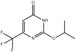 4(3H)-Pyrimidinone, 2-(1-methylethoxy)-6-(trifluoromethyl)- Struktur