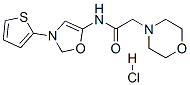 2-morpholin-4-yl-N-(3-thiophen-2-yloxazol-5-yl)acetamide hydrochloride Struktur