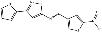 1-(5-nitrothiophen-3-yl)-N-(3-thiophen-2-yloxazol-5-yl)methanimine Struktur