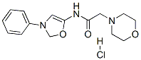 2-morpholin-4-yl-N-(3-phenyloxazol-5-yl)acetamide hydrochloride Struktur