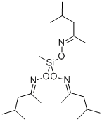 三(甲基異丁酮肟基)甲基硅烷, 37859-57-7, 結構式