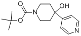 1-BOC-4-HYDROXY-4-(4-PYRIDINYL)-PIPERIDINE Struktur