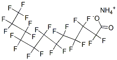 ammonium tricosafluorododecanoate Struktur