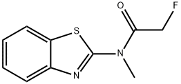 Acetamide, N-2-benzothiazolyl-2-fluoro-N-methyl- (9CI) Struktur