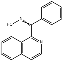 1-Isoquinolinylphenylmethanoneoxime Struktur