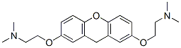 2,2'-[9H-Xanthene-2,7-diylbis(oxy)]bis(N,N-dimethylethanamine) Struktur