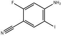 4-AMINO-2-FLUORO-5-IODOBENZONITRILE Struktur