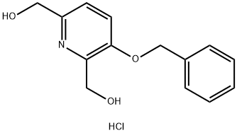 3-BENZYLHYDROXY-2,6-DIHYDROXYMETHYLPYRIDINE HYDROCHLORIDE Struktur