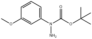 N1-tert-Butoxycarbonyl 1-(3-Methoxyphenyl)hydrazine Struktur