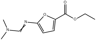 2-Furancarboxylicacid,5-[[(dimethylamino)methylene]amino]-,ethylester Struktur