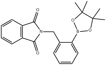 (2-PHTHALIMIDOMETHYLPHENYL)BORONIC ACID, PINACOL ESTER Struktur