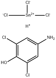 2,6-DICHLORO-4-AMINOPHENOL CHLOROSTANNATE Struktur