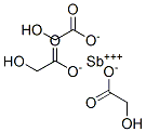 Antimony glycolate Struktur