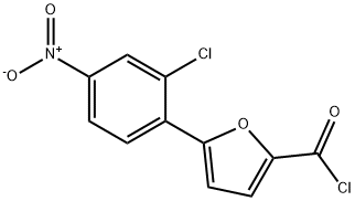 5-(2-CHLORO-4-NITROPHENYL)FURAN-2-CARBONYL CHLORIDE Struktur